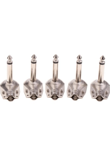 1/4 '' Mono Gitar Ts 6.35MM Dik Açı Lehim Tipi Fono Erkek Konnektörü (Yurt Dışından)