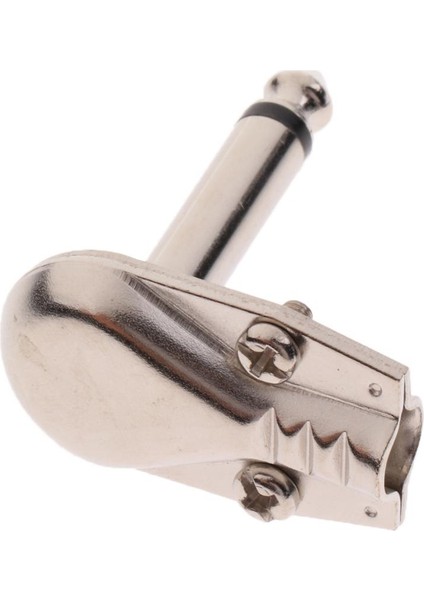 1/4 '' Mono Gitar Ts 6.35MM Dik Açı Lehim Tipi Fono Erkek Konnektörü (Yurt Dışından)