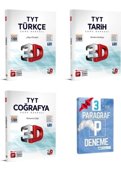 TYT Türkçe Tarih Coğrafya Soru Bankası Set