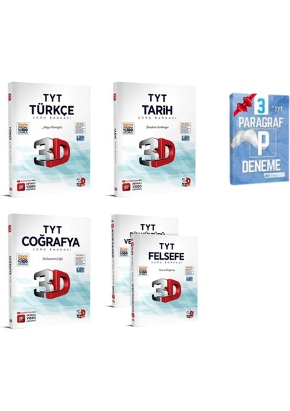 TYT Türkçe Tarih Coğrafya Din ve Felsefe Soru Bankası