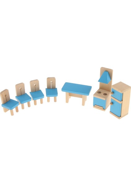8 Parça Kids Ahşap Oyuncaklar Dollhouse Mutfak Mobilya Oyun Seti (Yurt Dışından) fırsatları