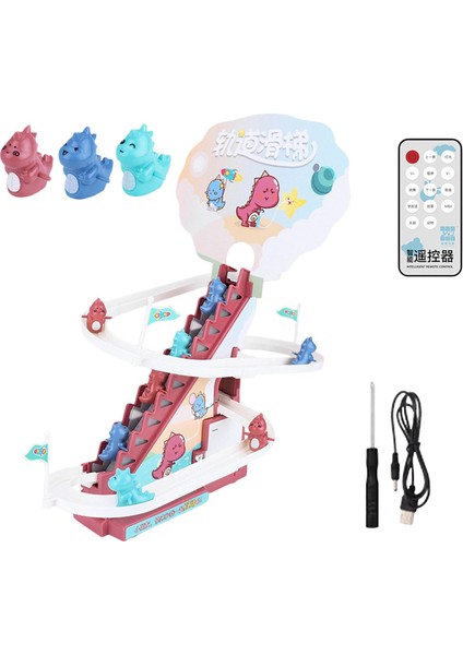 Tırmanma Merdiven Roller Coaster Oyuncaklar Kırmızı (Yurt Dışından)