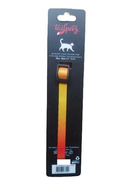 Tailpetz Cat Color Easy & Safety Lock Sun Ayarlanır Kedi Boyun Tasması