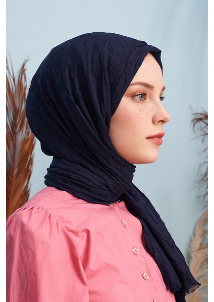 Bambu Kraş Şal - Lacivert fiyatları