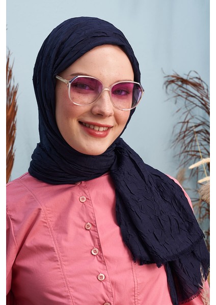 Bambu Kraş Şal - Lacivert modelleri