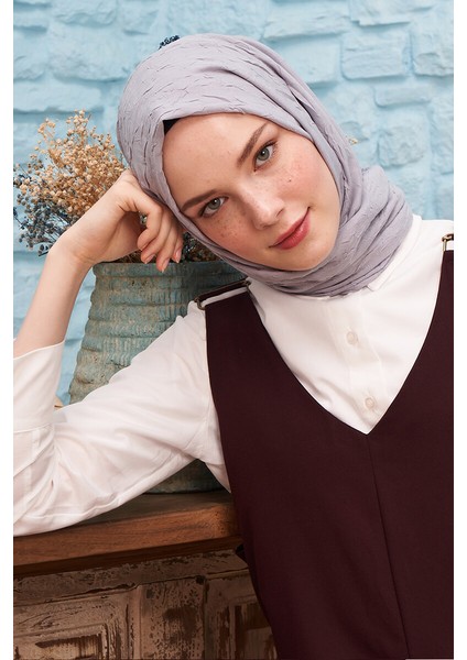 Kübra Koç Bambu Kraş Şal - Gri fiyatları