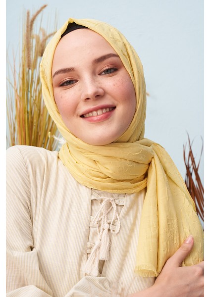 Kübra Koç Bambu Kraş Şal - Ananas modelleri