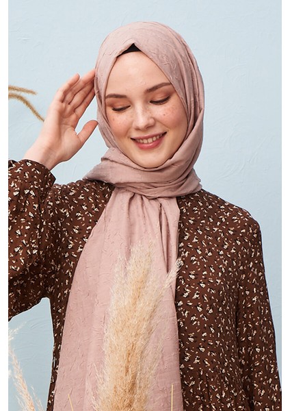 Bambu Kraş Şal - Vizon