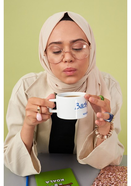 Taşlanmış Pamuk Şal - Inci