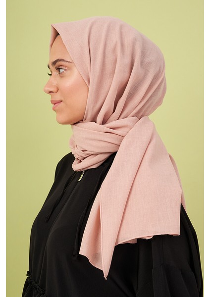 Taşlanmış Pamuk Şal - Pudra fiyatları