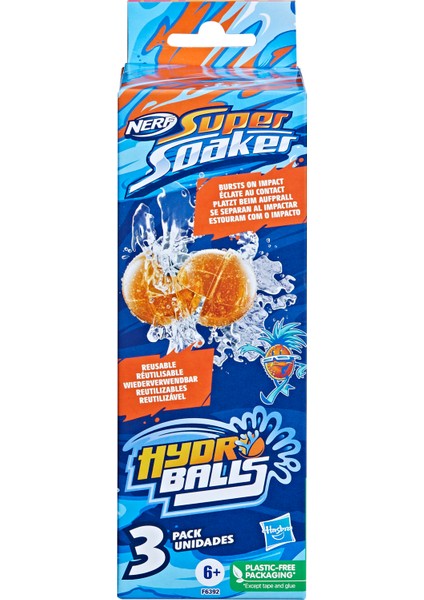 Super Soaker Su Topları 3'lü Paket