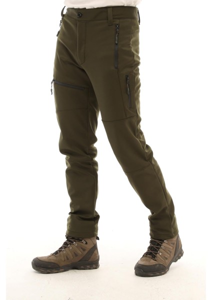 Ghassy Co.erkek Içi Polarlı Tactical Outdoor Su Geçirmez Koyu Gri Softshell Pantolon fiyatları