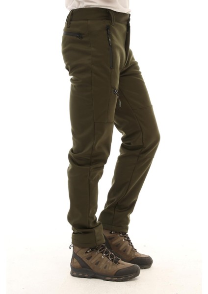 Ghassy Co.erkek Içi Polarlı Tactical Outdoor Su Geçirmez Koyu Gri Softshell Pantolon modelleri