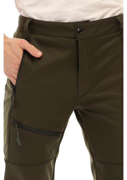Ghassy Co.erkek Içi Polarlı Tactical Outdoor Su Geçirmez Koyu Gri Softshell Pantolon fırsatları
