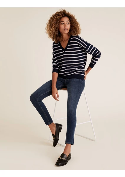 Marks & Spencer Skinny Fit Yüksek Bel Magic Jean Pantolon