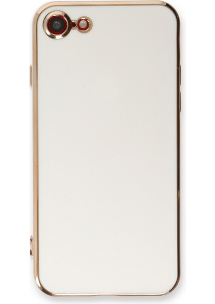 Iphone Se 2020 Kılıf Volet Silikon - Beyaz 300099