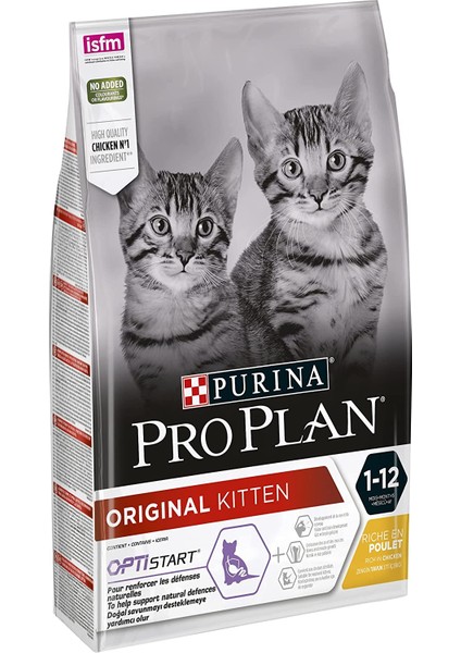 Pro Plan Kitten Tavuklu ve Pirinçli Yavru Kedi Maması 3 kg Optistart fiyatları