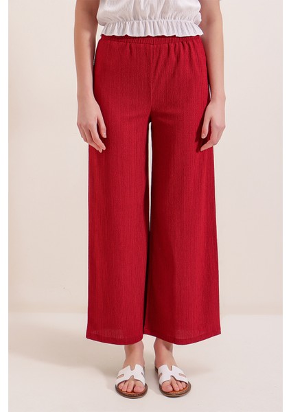 6543 Örme Pantolon - Kırmızı indirimleri