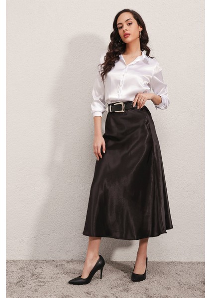 15806 Saten Etek - Siyah10