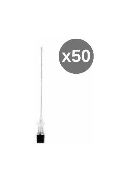 Galena Spinal İğne N0:22 Siyah 50 Adet