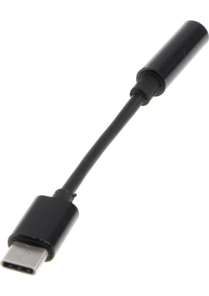 C Tipi - 35 mm Ses Kablo Adaptörü Aux Kulaklık Jakı Için 2 Parça (Yurt Dışından)