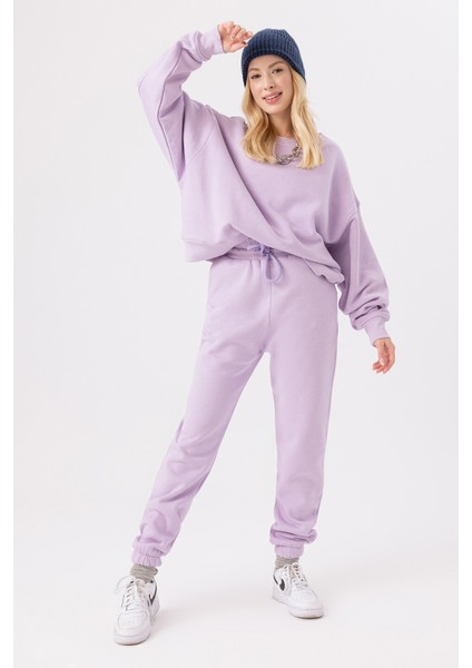 Kadın Jogger Lila Eşofman Altı modelleri