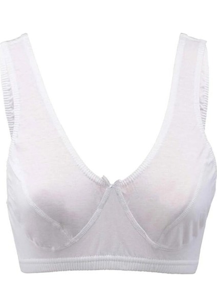 Kadın Büyük Beden C Cup Pamuklu Penye Toparlayıcı Sütyen
