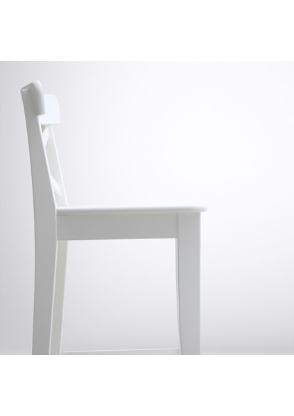 Bar Sandalyesi, Beyaz, 63 Cm, Ingolf modelleri