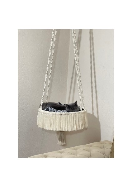 Makrome Kedi Salıncağı