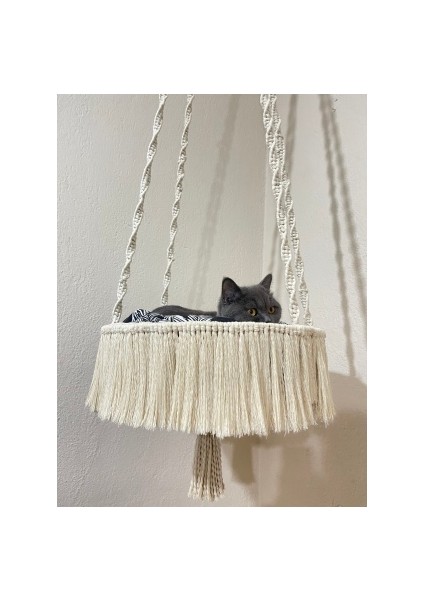 Makrome Kedi Salıncağı modelleri
