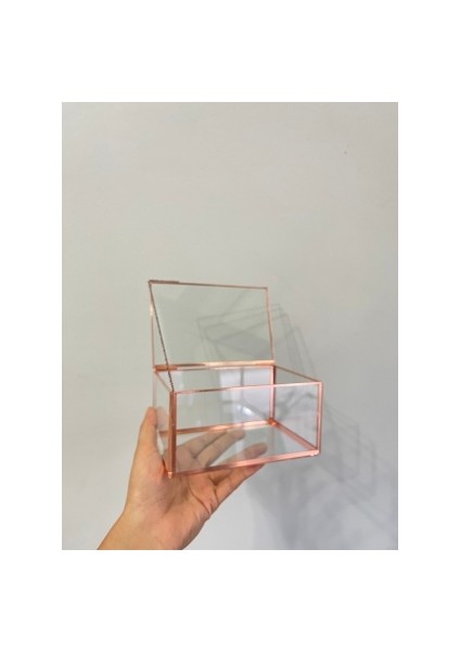 15X10X7 cm Lık Cam Takı Kutusu