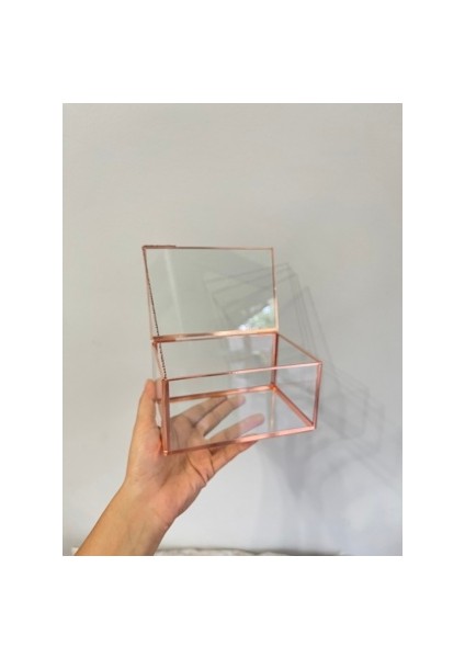 15X10X7 cm Lık Cam Takı Kutusu