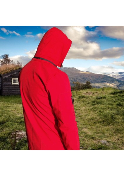 Erkek Kırmızı Su Geçirmez Softshell Mont Rnns-01(Dar Kalıp Bir Beden Büyük Almanızı Öneriyoruz)
