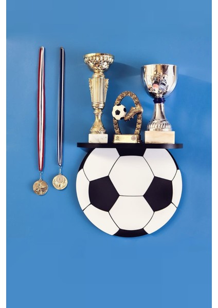 Futbol Çocuk Odası Duvar Rafı