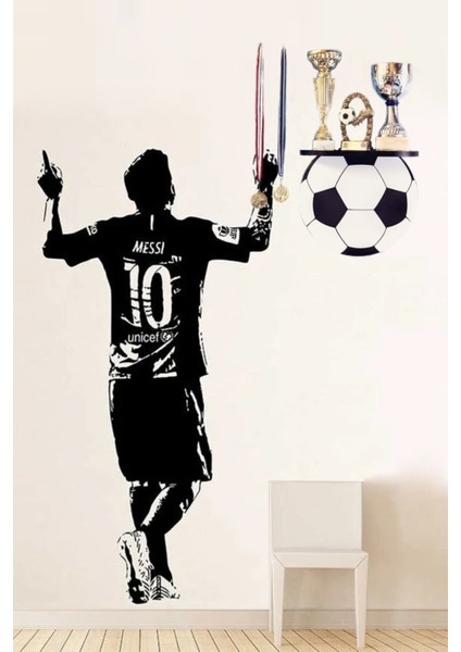 Futbol Çocuk Odası Duvar Rafı