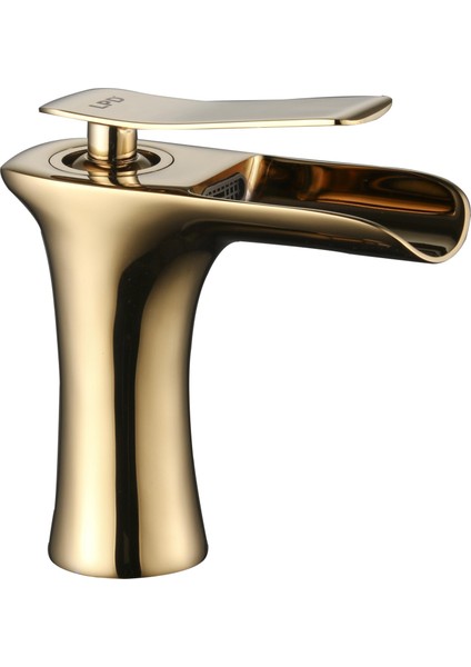 Şelale Akışlı Lavabo Bataryası (Gold) Lpd