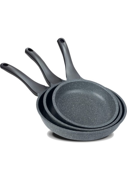 Granit Döküm Tava Seti / 3'lü Tava Seti /