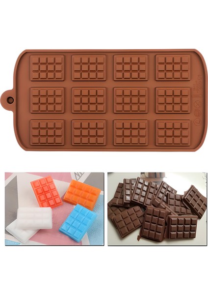 12’li Mini Tablet Çikolata Kalıbı