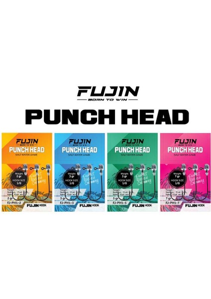 Punch Head Fj-Ph 1/0 Jig Head