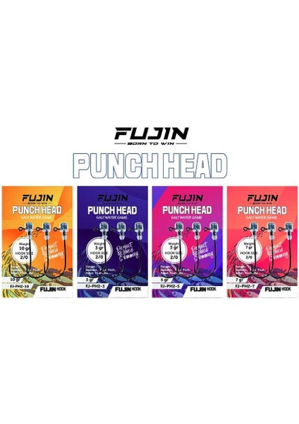 Punch Head Fj-Ph 2/0 Jig Head