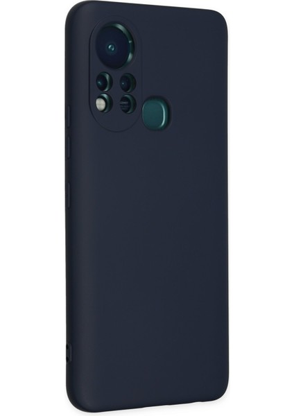 Infinix Hot 11S Kılıf Lansman Nano Içi Kadife Silikon - Lacivert