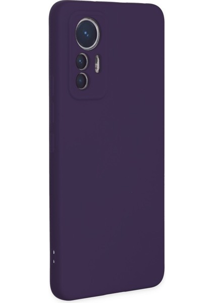 Xiaomi Mi 12 Lite Kılıf Lansman Nano Içi Kadife Silikon - Mor fiyatları