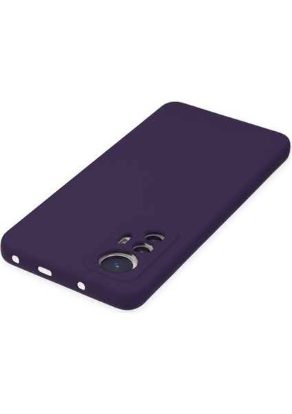 Xiaomi Mi 12 Lite Kılıf Lansman Nano Içi Kadife Silikon - Mor fırsatları