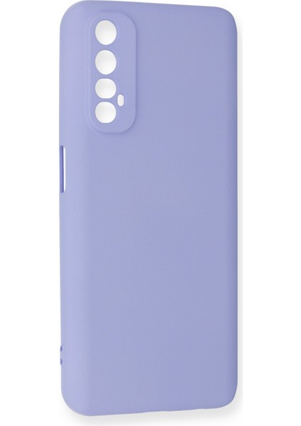Realme 7 Kılıf Lansman Nano Içi Kadife Silikon - Lila fiyatları