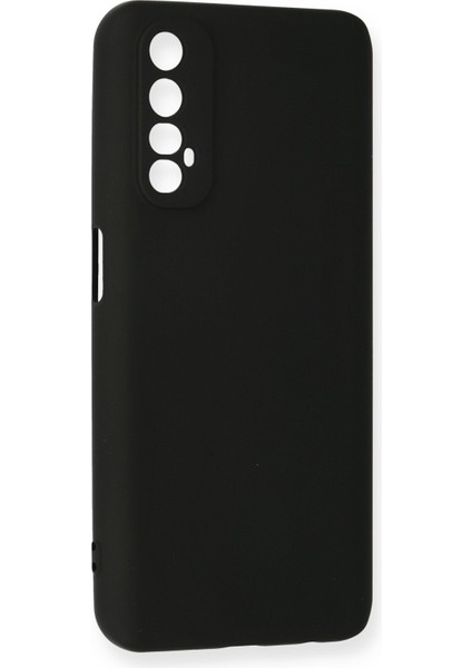 Realme 7 Kılıf Lansman Nano Içi Kadife Silikon - Siyah fiyatları