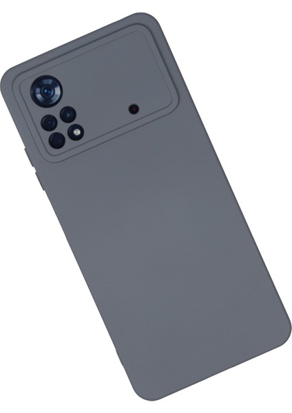 Xiaomi Poco X4 Pro 5g Kılıf Lansman Nano Içi Kadife Silikon - Gri fiyatları