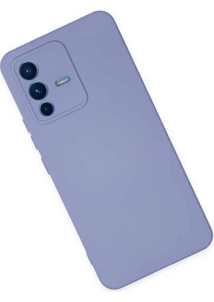 Vivo V23 5g Kılıf Lansman Nano Içi Kadife Silikon - Lila fiyatları