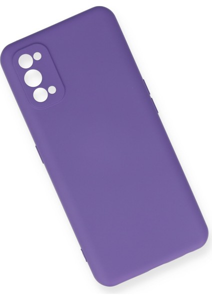 Realme 7 Pro Kılıf Lansman Nano Içi Kadife Silikon - Mor modelleri