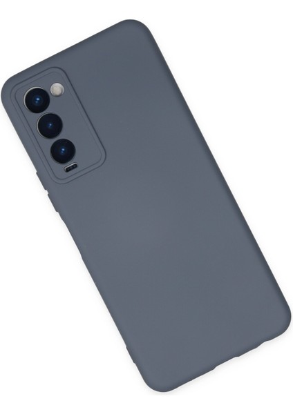 Tecno Camon 18T Kılıf Lansman Nano Içi Kadife Silikon - Gri