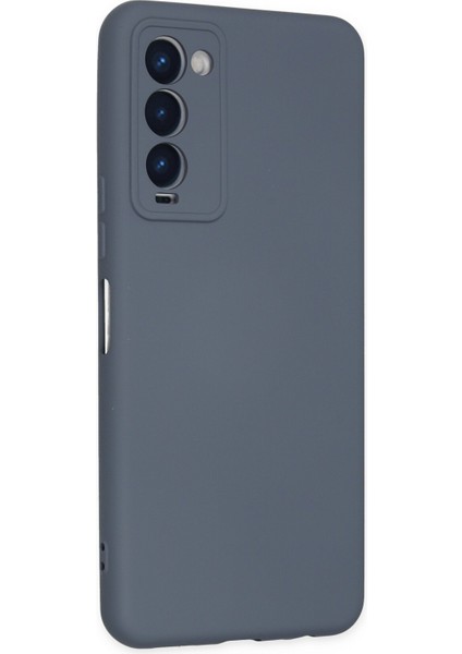 Tecno Camon 18T Kılıf Lansman Nano Içi Kadife Silikon - Gri